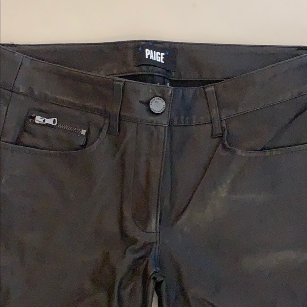 PAGE faux leather pants